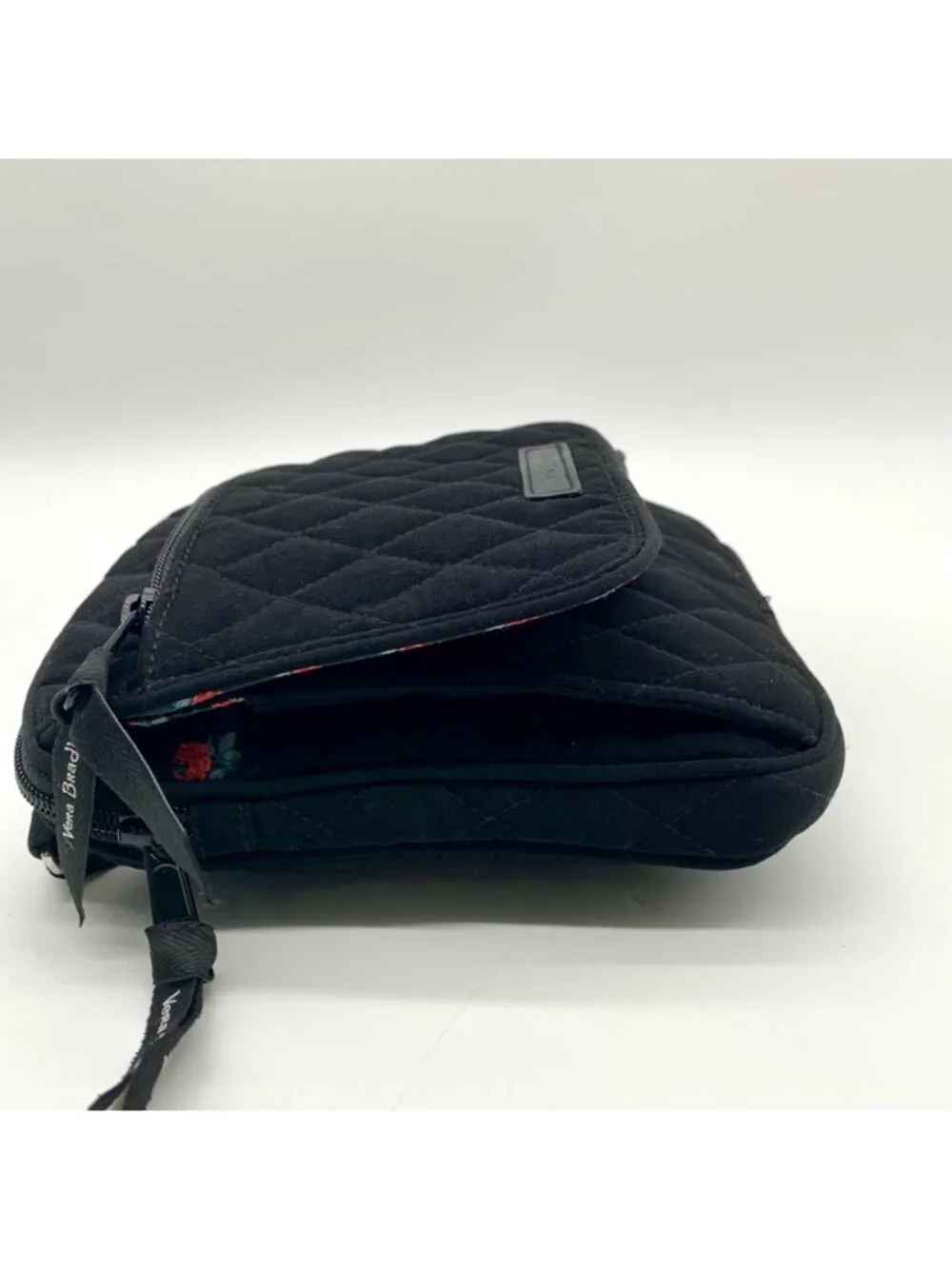 Vera Bradley Black Mini Hipster Crossbody Bag - Picture 3 of 10